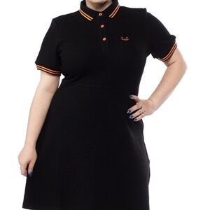 Sourpuss Jack O Lantern Polo Dress